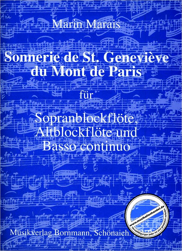 Titelbild für BORNMANN 47 - SONNERIE DE ST GENEVIEVE DU MONT DE PARIS