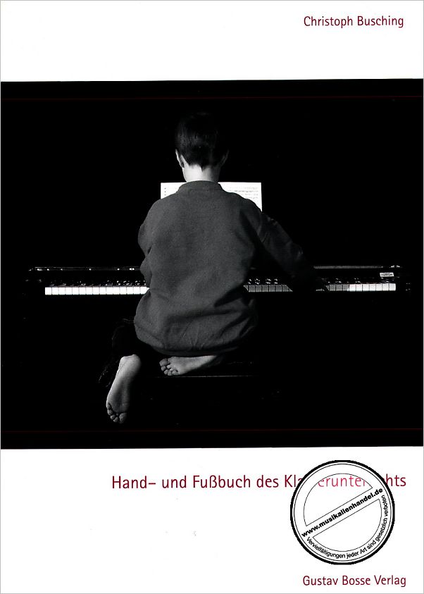 Titelbild für BOSSE 2684 - HAND UND FUSSBUCH DES KLAVIERUNTERRICHTS