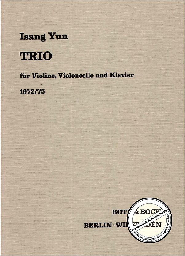 Titelbild für BOTE 1279 - TRIO (1972/1975)