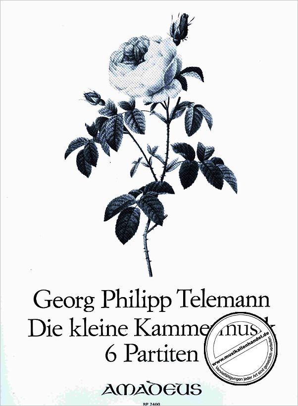 Titelbild für BP 2400 - DIE KLEINE KAMMERMUSIK - 6 PARTITEN
