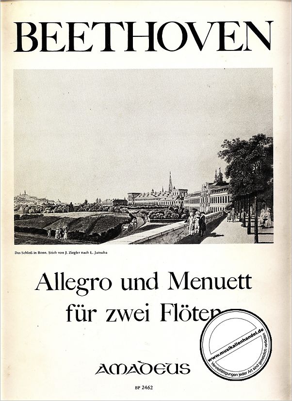 Titelbild für BP 2462 - ALLEGRO + MENUETT