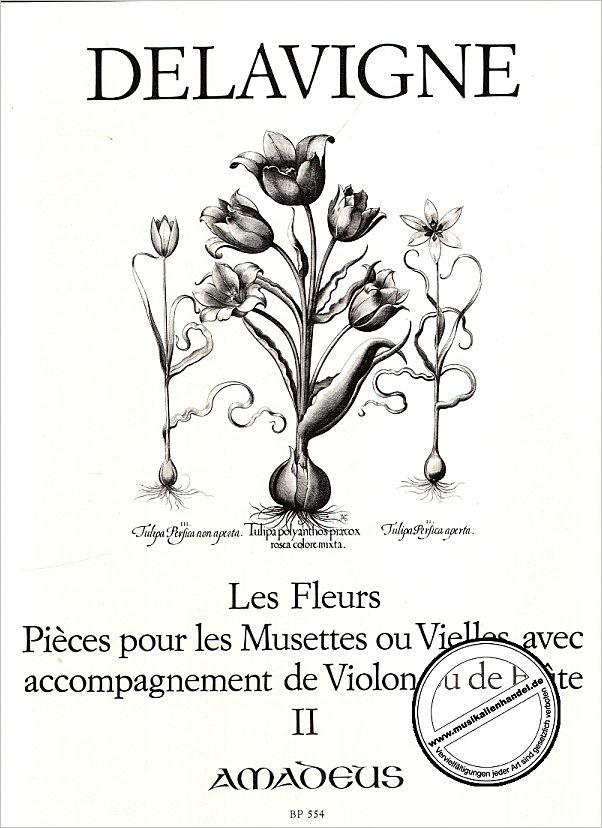 Titelbild für BP 554 - LES FLEURS 2 OP 4