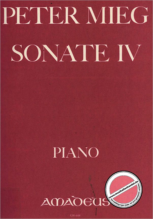 Titelbild für BP 608 - SONATE 4 (1975)
