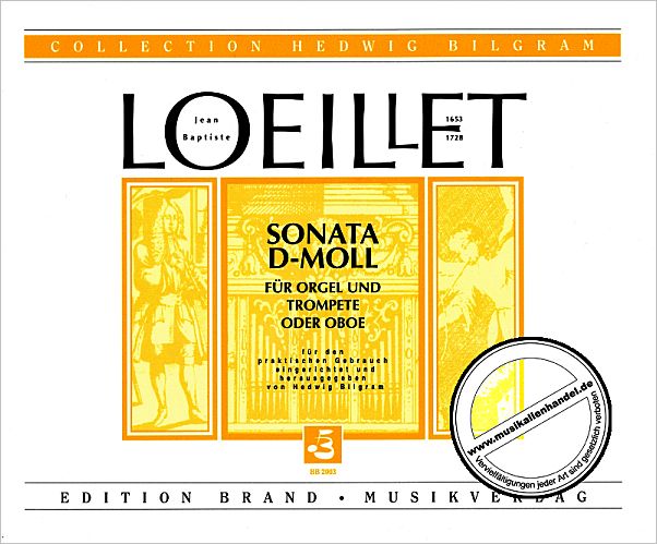 Titelbild für BRAND 2003 - SONATA D-MOLL