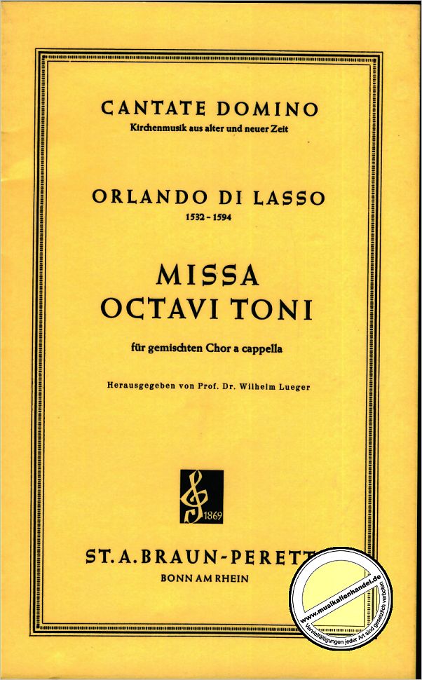 Titelbild für BRP 237 - MISSA OCTAVI TONI