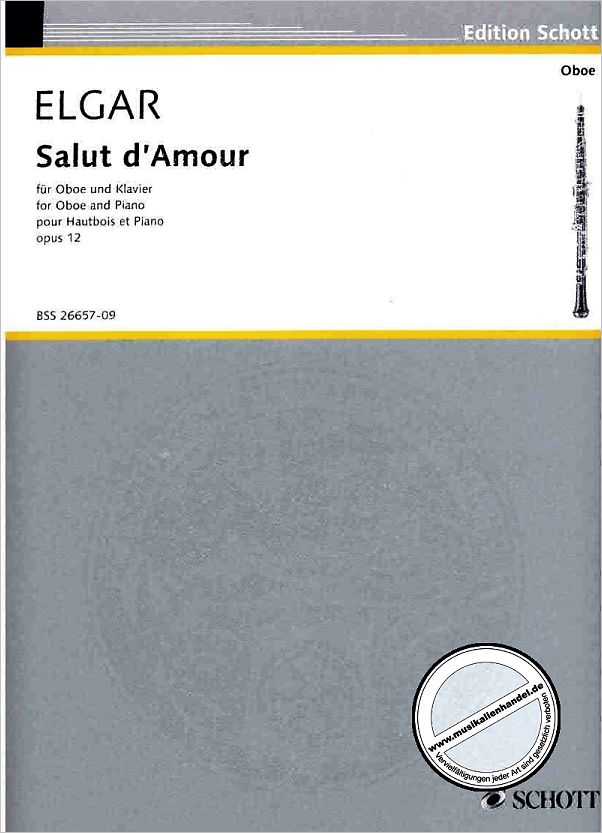 Titelbild für BSS 26657-09 - SALUT D'AMOUR OP 12/9