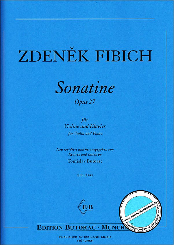 Titelbild für BUTORAC -L115-G - Sonatine d-moll op 27