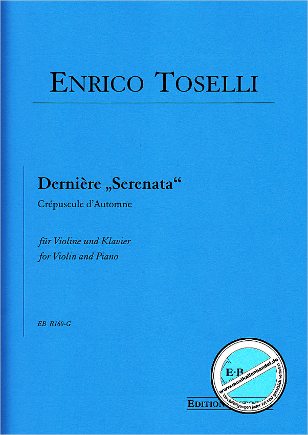 Titelbild für BUTORAC -R160-G - Derniere Serenata | Crepuscule d'automne