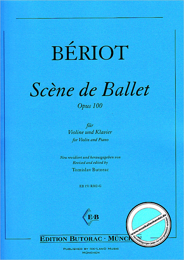 Titelbild für BUTORAC -R302-G - SCENE DE BALLET OP 100
