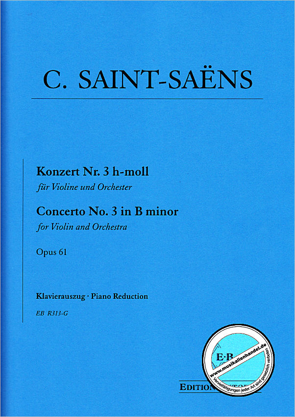 Titelbild für BUTORAC -R313-G - Konzert 3 h-moll op 61