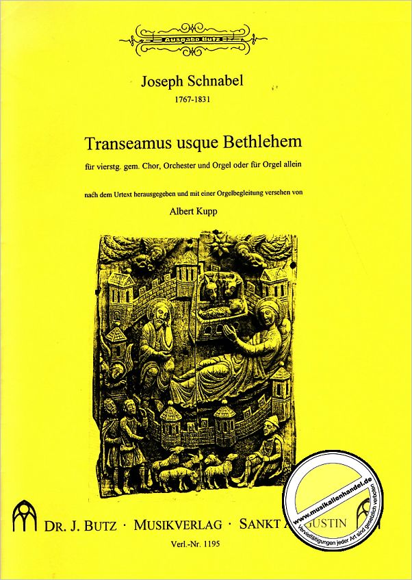 Titelbild für BUTZ 1195 - TRANSEAMUS USQUE BETHLEHEM