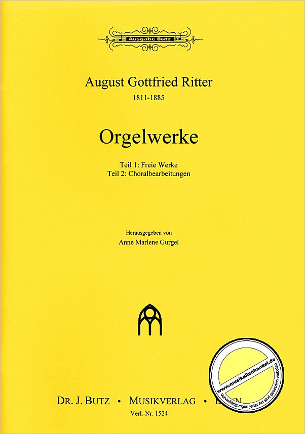 Titelbild für BUTZ 1524 - ORGELWERKE