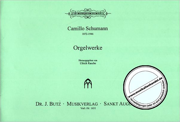 Titelbild für BUTZ 1631 - ORGELWERKE