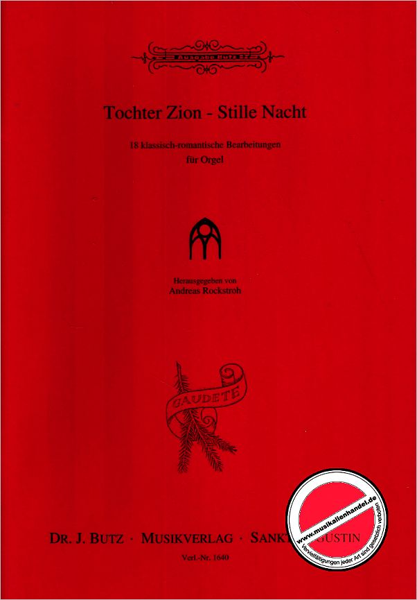 Titelbild für BUTZ 1640 - TOCHTER ZION - STILLE NACHT