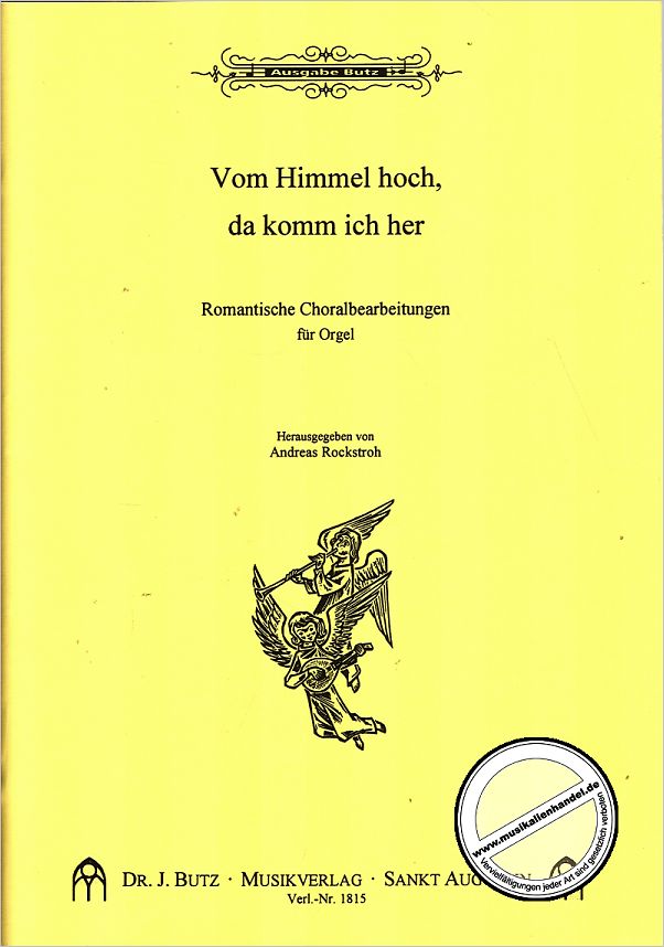 Titelbild für BUTZ 1815 - VOM HIMMEL HOCH DA KOMM ICH HER