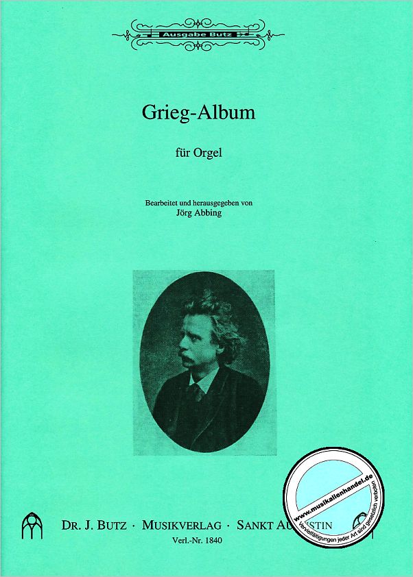 Titelbild für BUTZ 1840 - GRIEG ALBUM