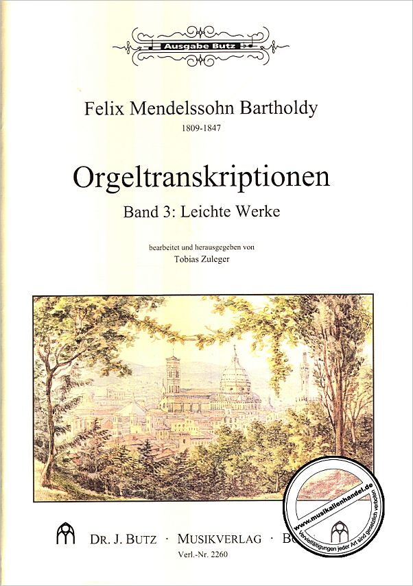Titelbild für BUTZ 2260 - ORGELTRANSKRIPTIONEN 3
