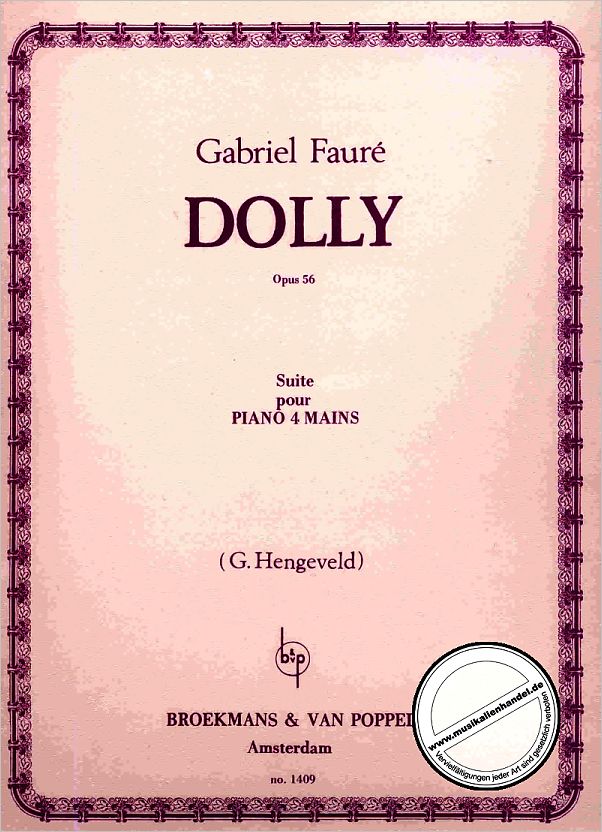 Titelbild für BVP 1409 - DOLLY SUITE OP 56