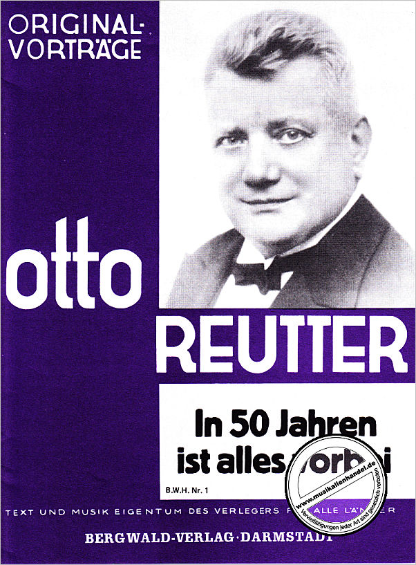 Titelbild für BWH 1 - IN 50 JAHREN IST ALLES VORBEI