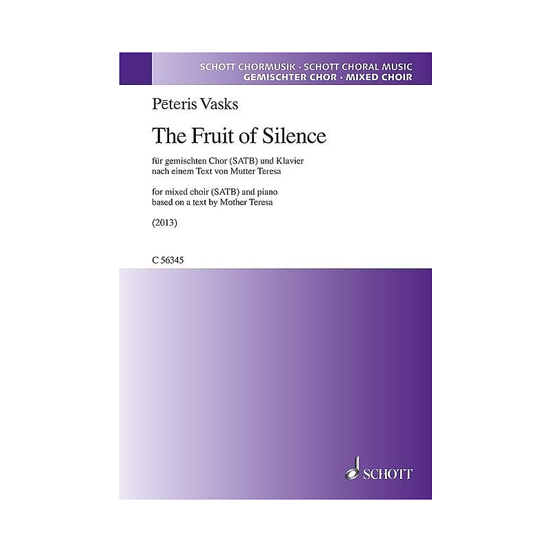 Titelbild für C 56345 - THE FRUIT OF SILENCE