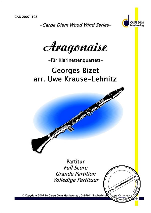 Titelbild für CARPE 2007-198 - ARAGONAISE (CARMEN)
