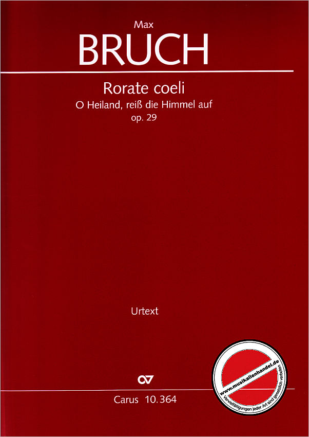 Titelbild für CARUS 10364 - RORATE COELI OP 29
