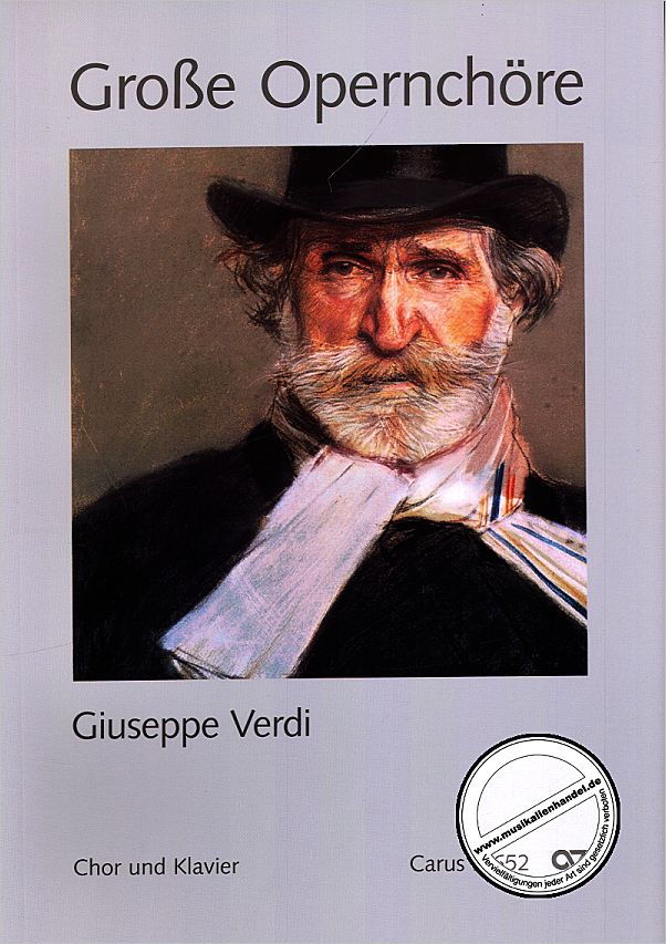 Titelbild für CARUS 2652 - GROSSE OPERNCHOERE