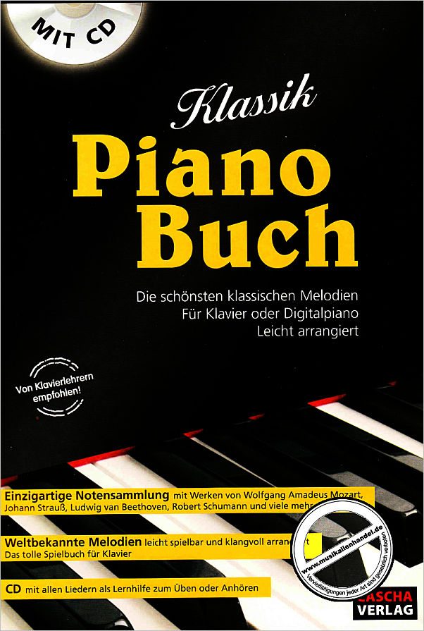 Titelbild für CASCHA -HH1020 - KLASSIK PIANO BUCH
