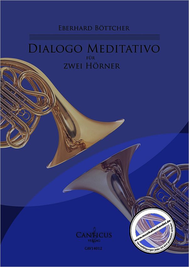 Titelbild für CAV 14012 - Dialogo meditativo :