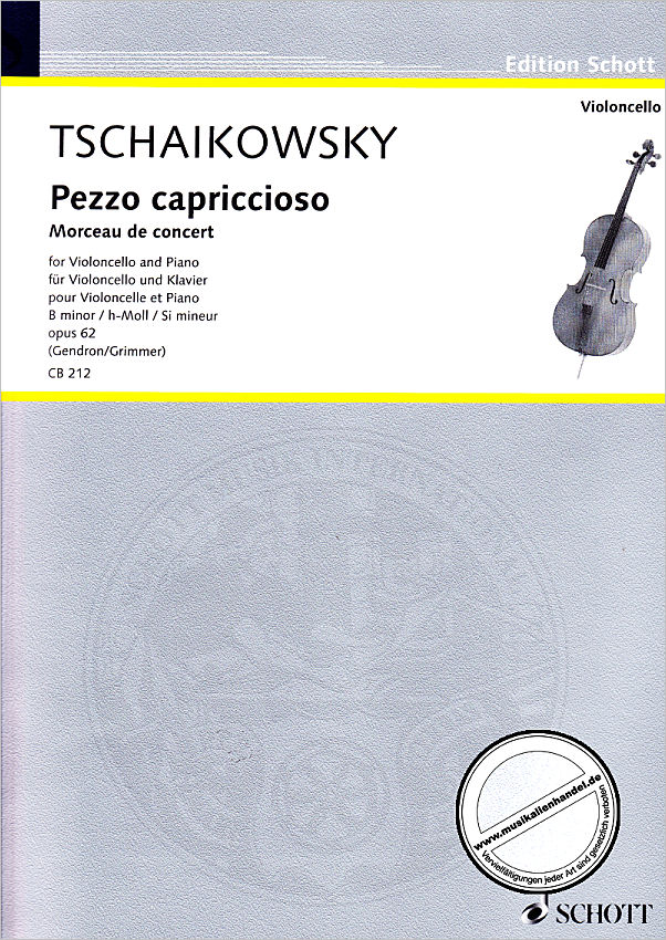 Titelbild für CB 212 - PEZZO CAPRICCIOSO H-MOLL OP 62
