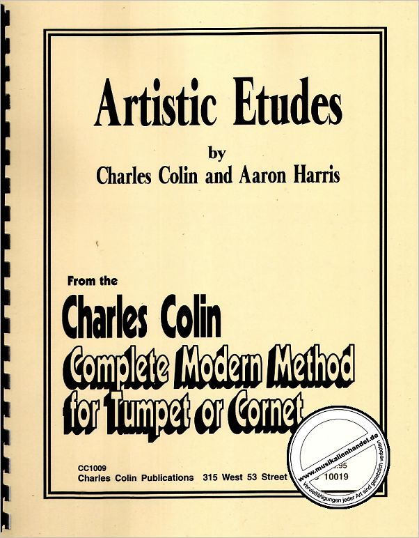 Titelbild für CC 1009 - ARTISTIC ETUDES