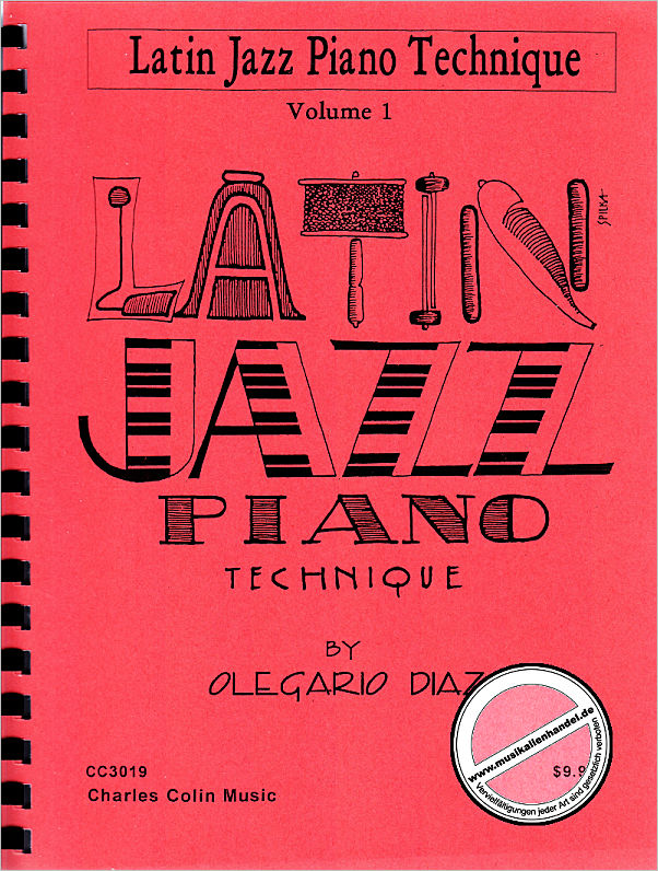 Titelbild für CC 3019 - LATIN JAZZ PIANO TECHNIQUE
