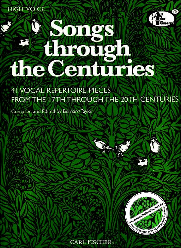 Titelbild für CF -ATF110 - SONGS THROUGH THE CENTURIES