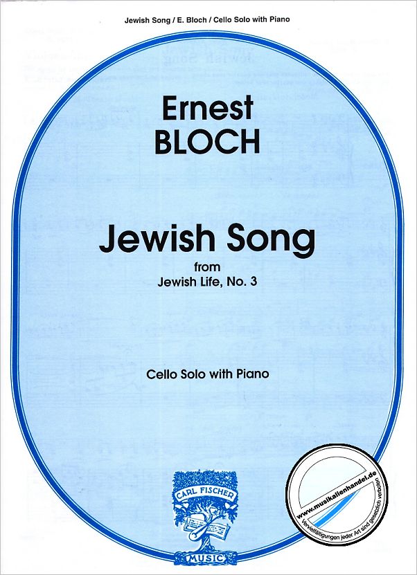 Titelbild für CF -B1971 - JEWISH SONG FROM JEWISH LIFE 3