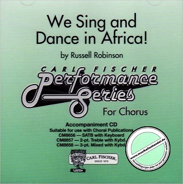Titelbild für CF -CM8709CD - WE SING AND DANCE IN AFRICA - ACCOMPANIMENT