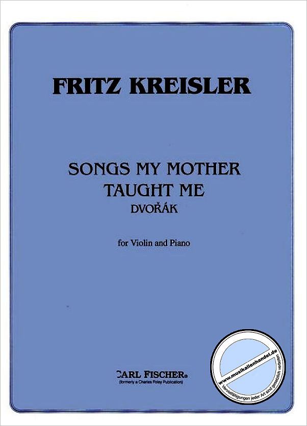 Titelbild für CF -F1183 - SONGS MY MOTHER TOUGHT ME