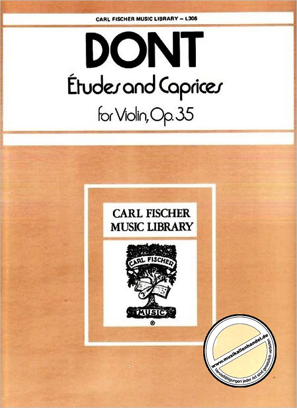 Titelbild für CF -L306 - ETUDES + CAPRICES OP 35