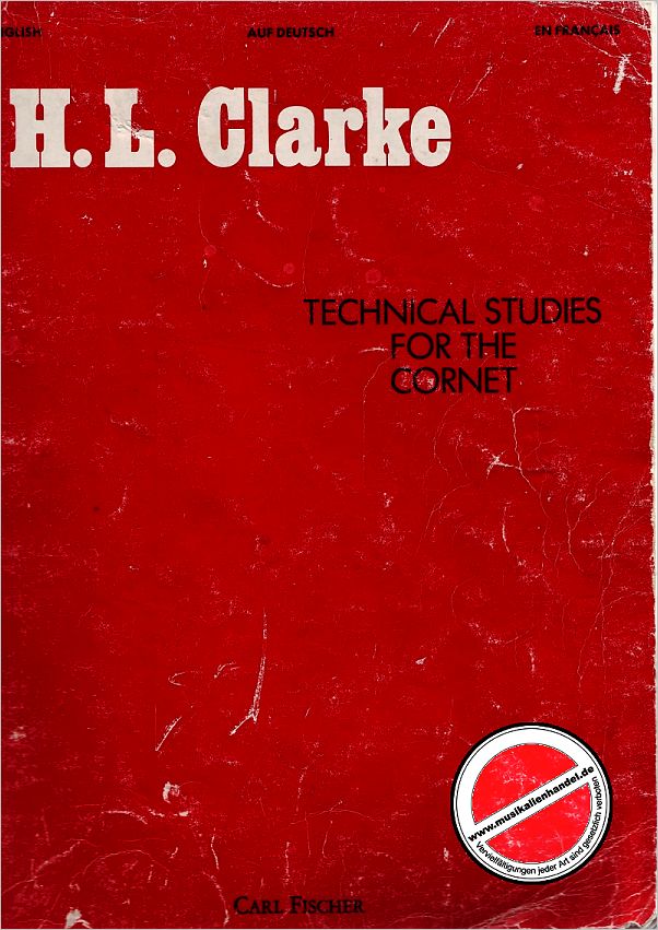 Titelbild für CF -O2280 - TECHNICAL STUDIES FOR THE CORNET