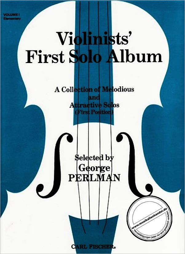 Titelbild für CF -O2663 - VIOLINISTS' FIRST SOLO ALBUM 1