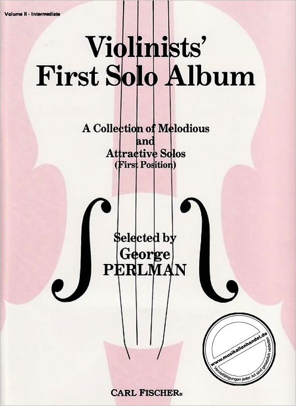 Titelbild für CF -O2664 - VIOLINISTS' FIRST SOLO ALBUM 2