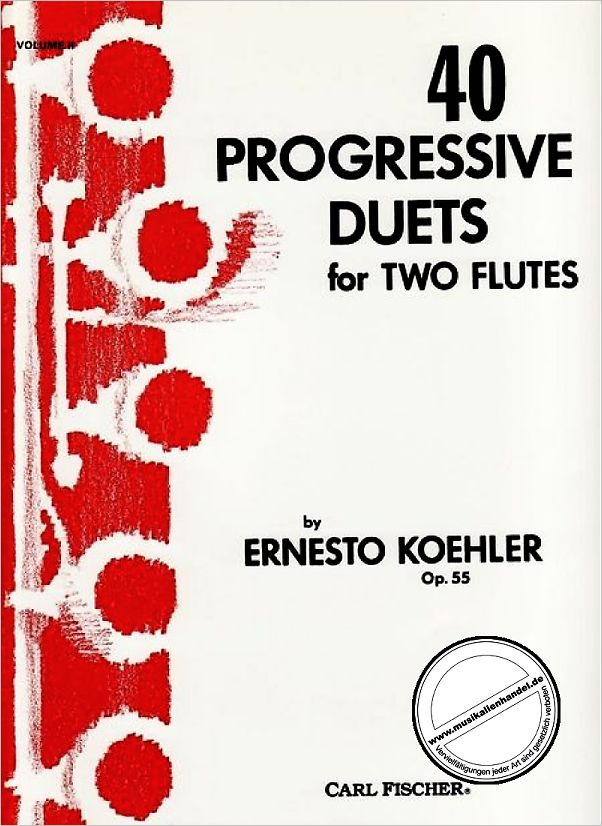 Titelbild für CF -O3300 - 40 PROGRESSIVE DUETS OP 55