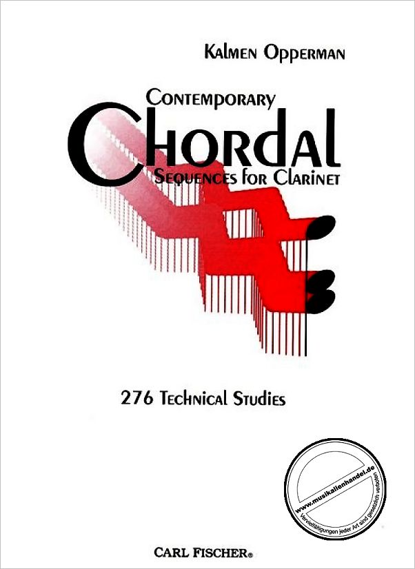Titelbild für CF -O5435 - CONTEMPORARY CHORDAL SEQUENCES FOR CLARINET