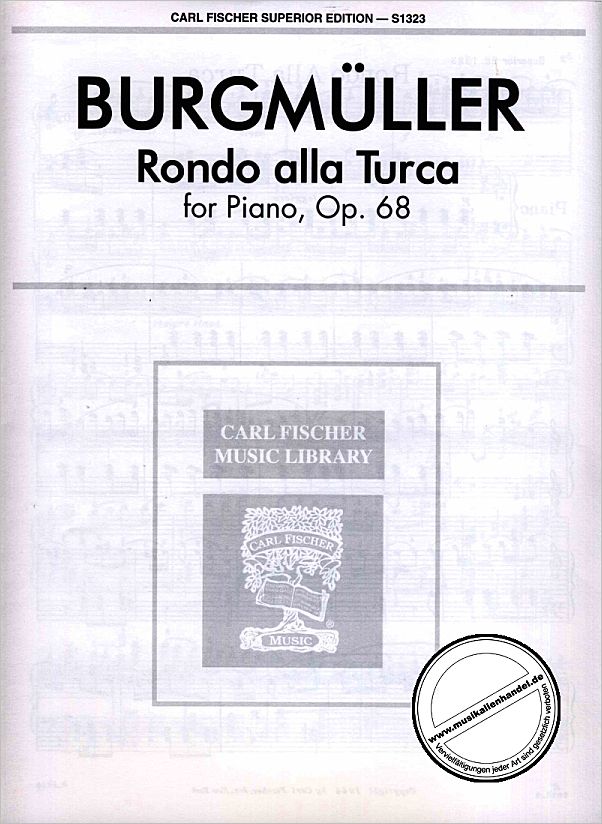 Titelbild für CF -S1323 - RONDO ALLA TURCA OP 68