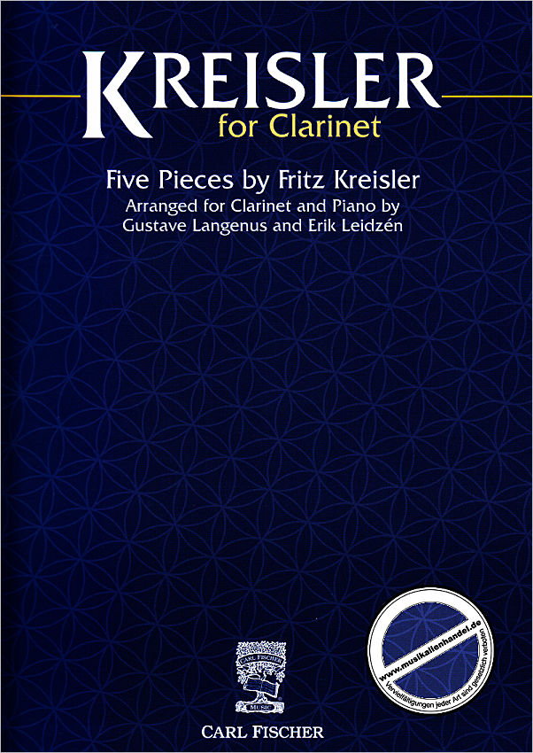 Titelbild für CF -WF235 - Kreisler for clarinet