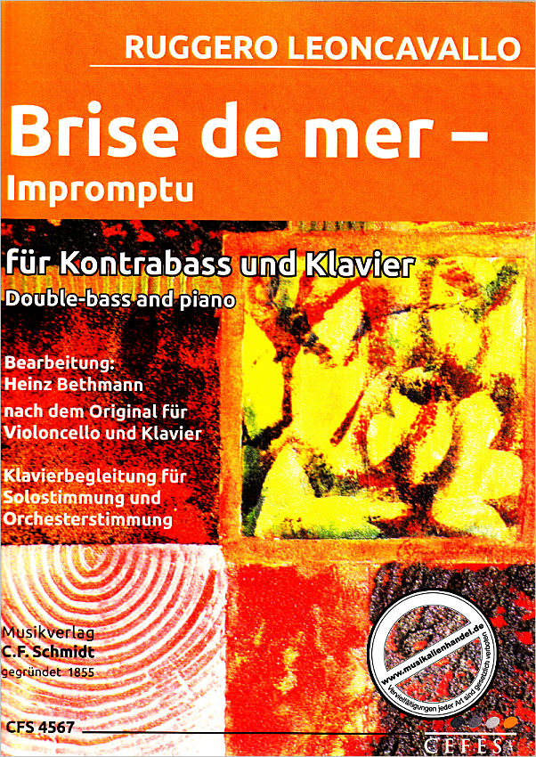 Titelbild für CFS 4567 - BRISE DE MER