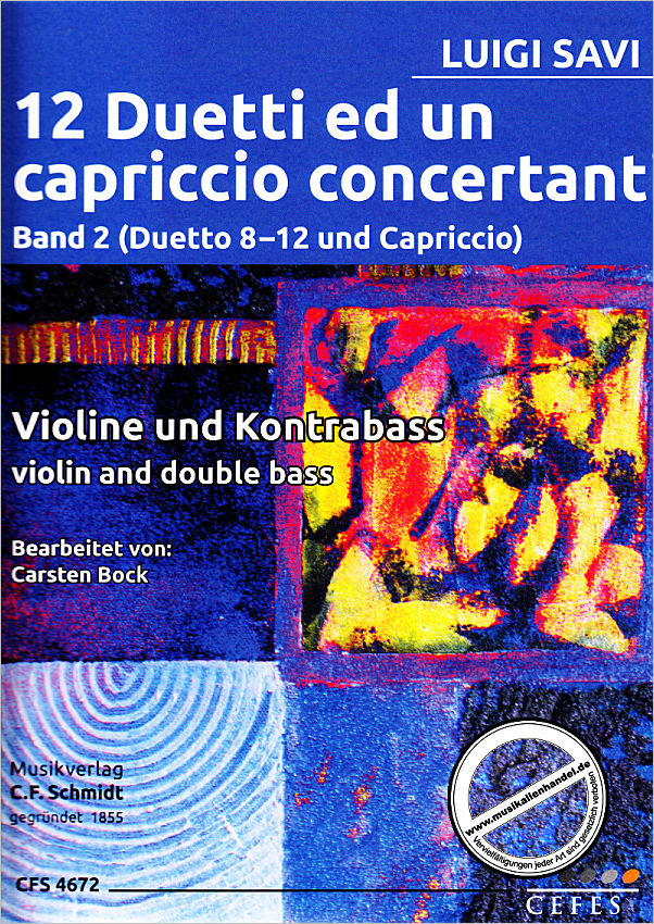Titelbild für CFS 4672 - 12 Duetti ed un capriccio concertanti 2
