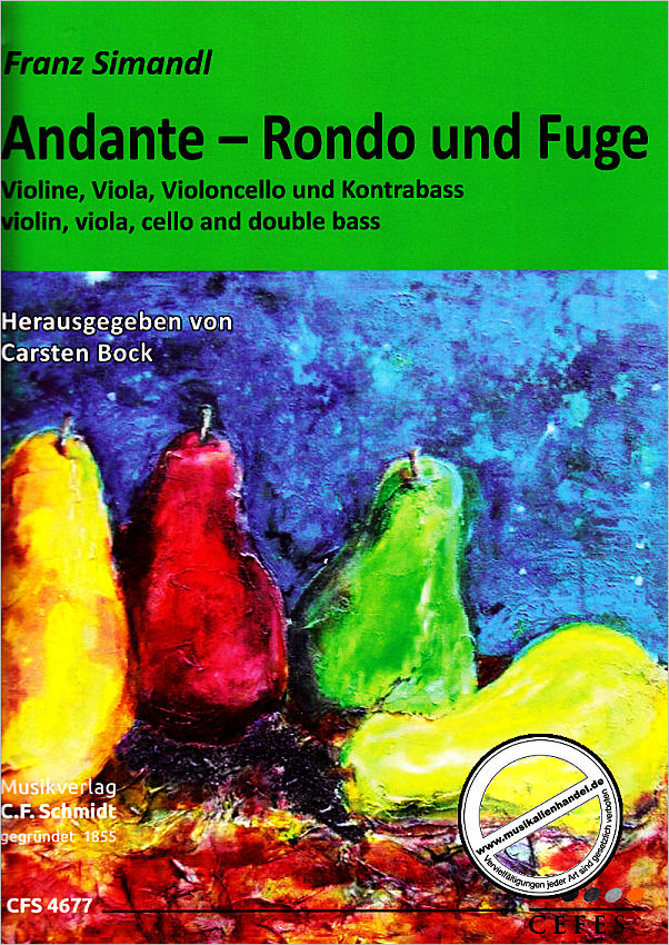 Titelbild für CFS 4677 - Andante Rondo + Fuge