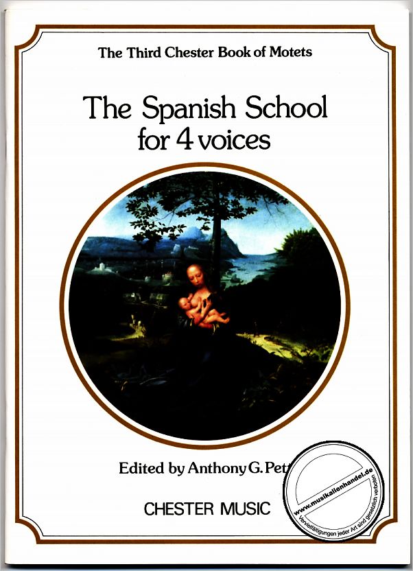 Titelbild für CH 55104 - THE SPANISH SCHOOL FOR 4 VOICES