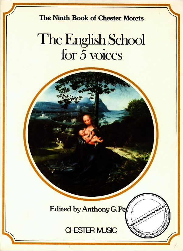 Titelbild für CH 55240 - NINTH BOOK OF CHESTER MOTETS