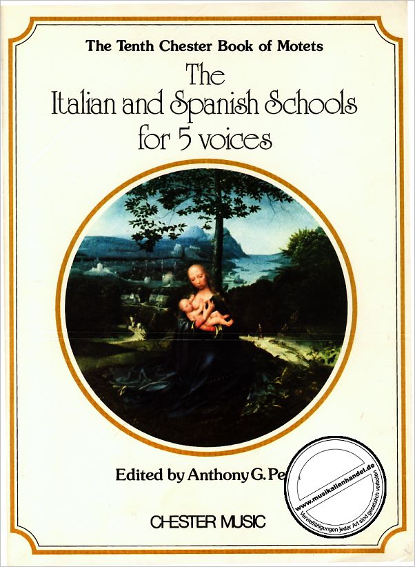 Titelbild für CH 55241 - TENTH CHESTER BOOK OF MOTETS